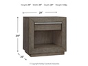 Ashley Anibecca One Drawer Night Stand