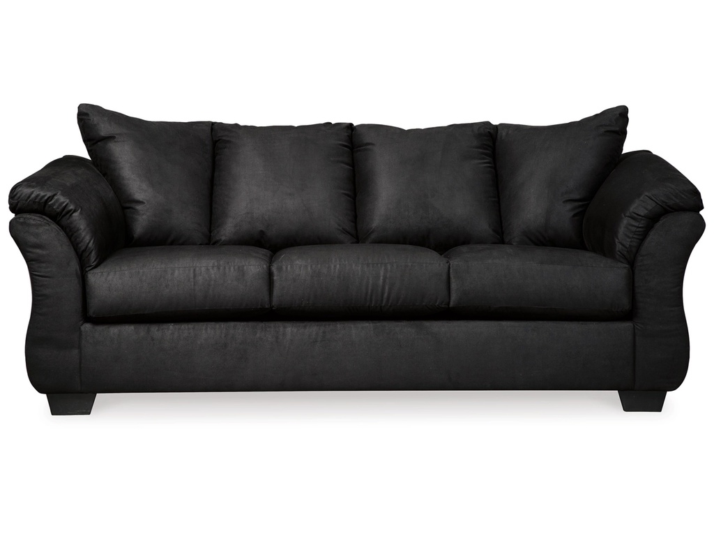 Ashley Darcy Sofa & Loveseat - Black Fabric Set
