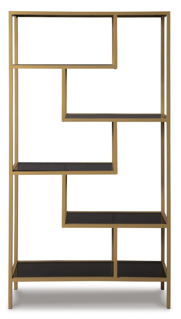 Ashley Frankwell Bookcase - Gold Finish