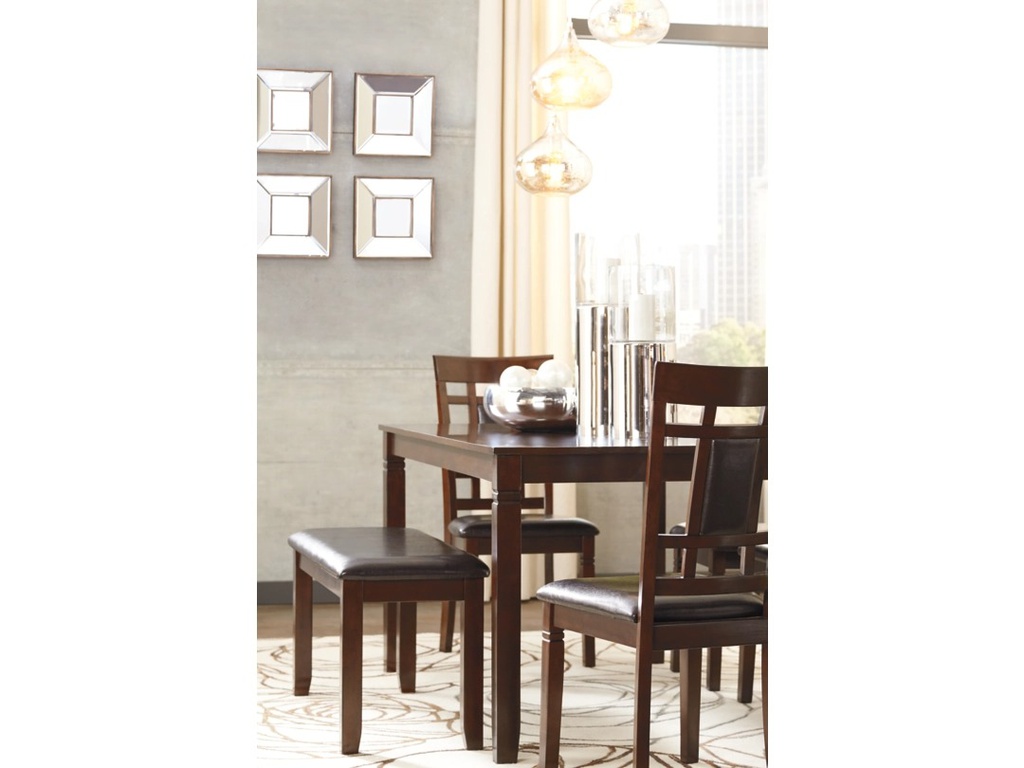 Ashley Bennox Dining Room Table Set (6/CN) - Brown
