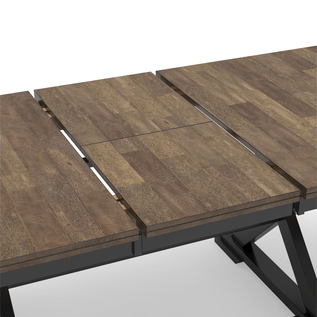 Ashley Wildenauer - Rectangular Dining Room Ext Table - Black/Brown