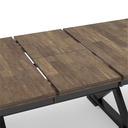 Ashley Wildenauer - Rectangular Dining Room Ext Table - Black/Brown