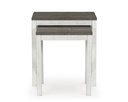 Ashley Havalance Nesting End Tables (2/CN) - Gray/White