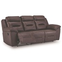 Ashley Beaman Peak Reclining Sofa - Storm