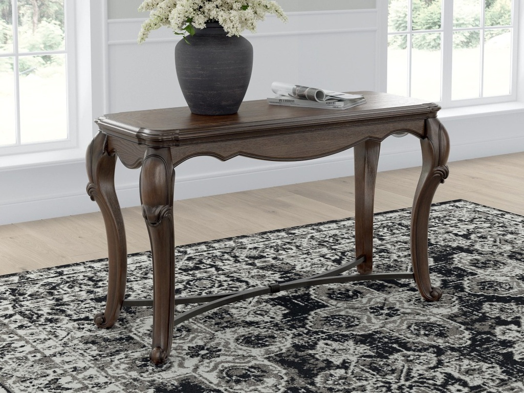 Ashley Maylee Sofa Table - Dark Brown