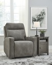 Ashley Next-Gen Durapella Pwr Recliner/Adj Headrest - Slate