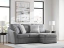 Ashley Lealand Heights Sofa Chaise Queen Sleeper - Steel