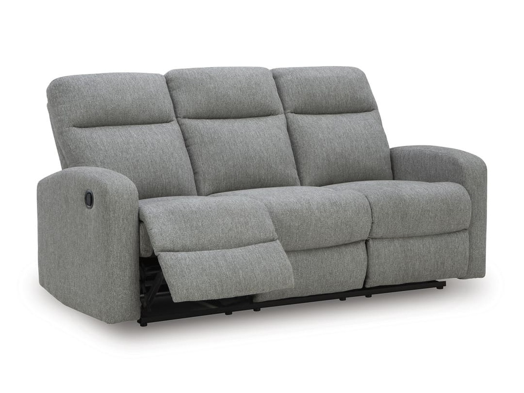 Ashley Moreau Place Reclining Sofa - Sterling