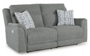 Ashley Overflow Next-Gen Nuvella™ Performance Fabric Dual Power Reclining Sofa