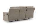 Ashley Tarrant Manual Reclining Sofa with Drop Down Table - Mocha