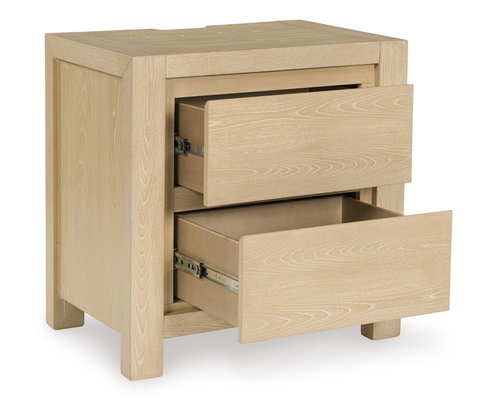 Ashley Whittgate Two Drawer Night Stand - Light Brown
