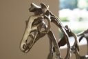 Grainville Sculpture - Antique Gold Finish
