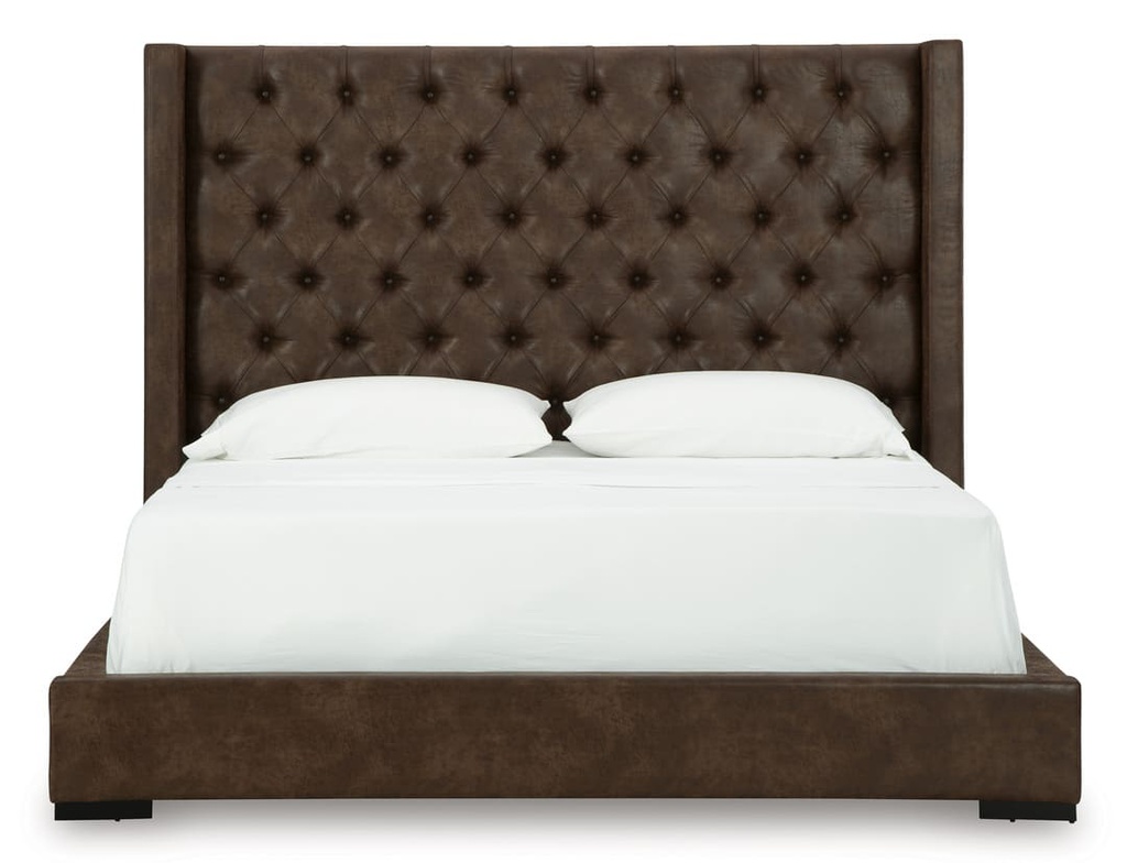 Ashley Steenlage King Bed Brown - w/o Slats