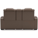 Ashley High Impact Power Reclining Loveseat with Console & Adjustable Headrest