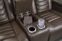 Ashley High Impact Power Reclining Loveseat with Console & Adjustable Headrest
