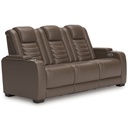 Ashley High Impact Power Reclining Sofa with Adjustable Headrest