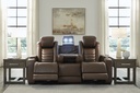Ashley High Impact Power Reclining Sofa with Adjustable Headrest