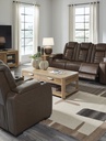 Ashley High Impact Power Reclining Sofa with Adjustable Headrest