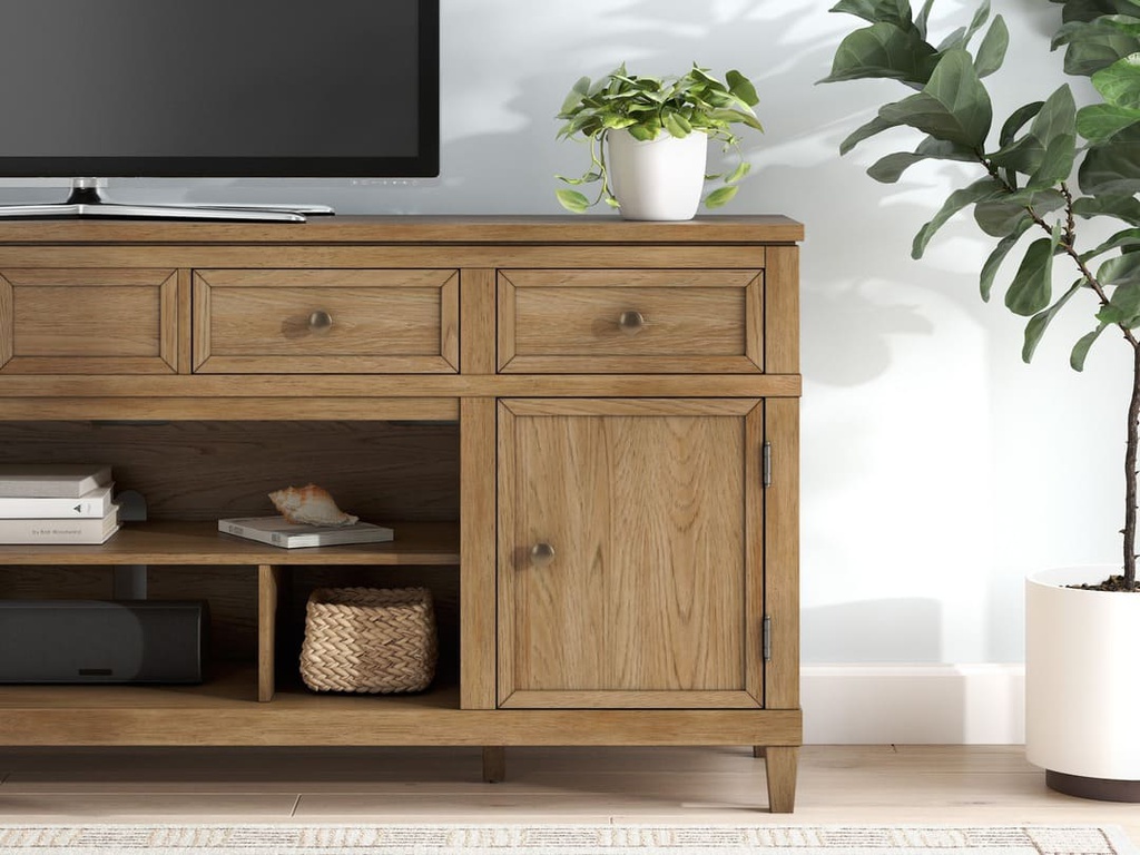Ashley Sharlance XL TV STAND W/FIREPLACE OPTION