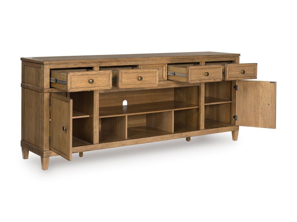 Ashley Sharlance XL TV STAND W/FIREPLACE OPTION