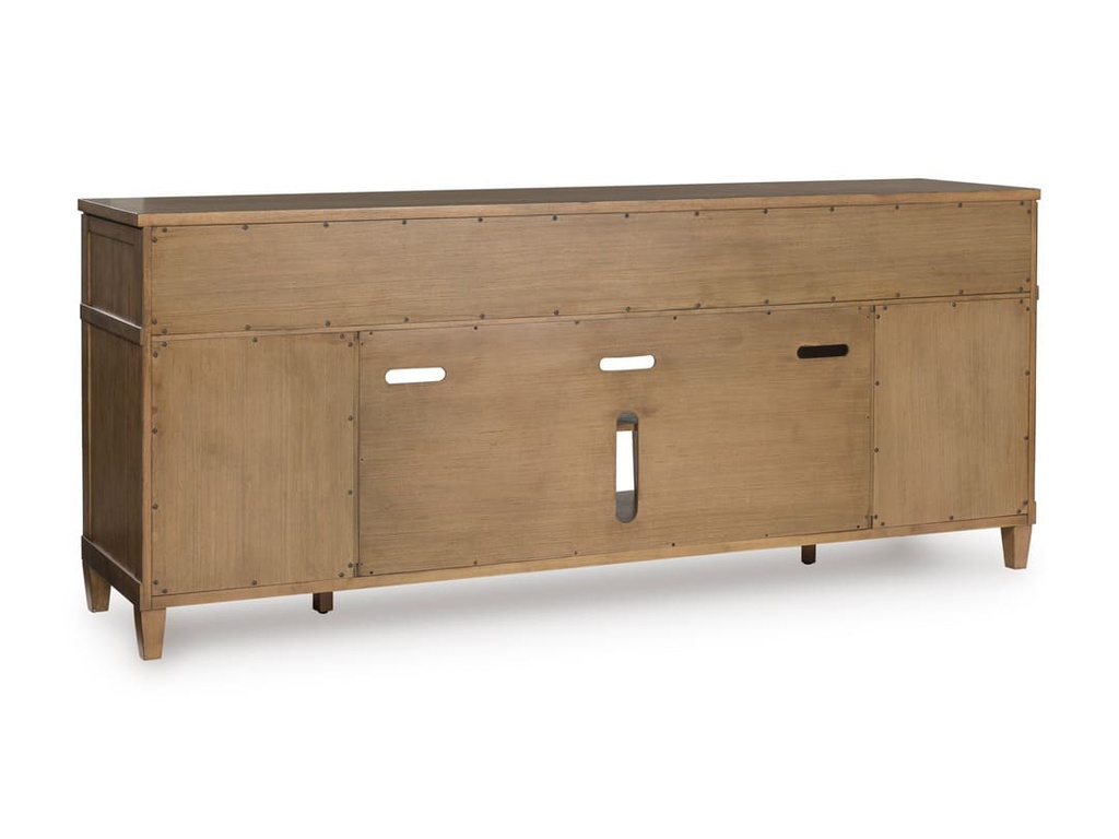 Ashley Sharlance XL TV STAND W/FIREPLACE OPTION