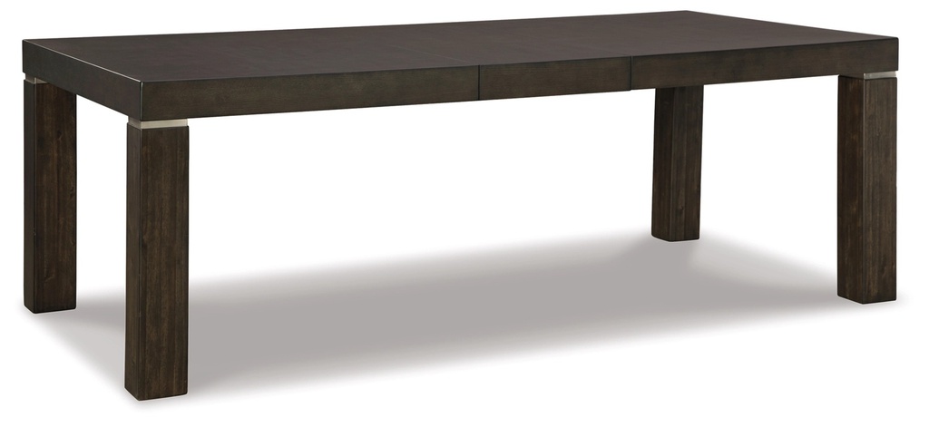 Ashley Hyndell Rect Dining Room Ext Table - Dark Brown