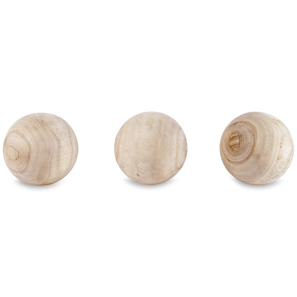 Wood Ball Set (3/Cn)