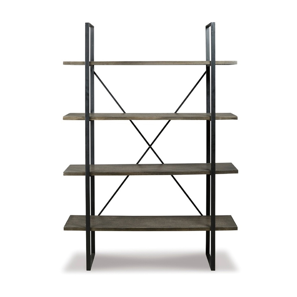 Ashley Gilesgrove Bookcase - Black/Gray