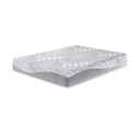 Ashley 10 Inch Memory Foam King Mattress - White