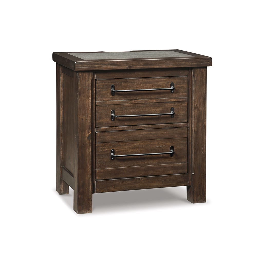 Ashley Starmore Two Drawer Night Stand - Brown