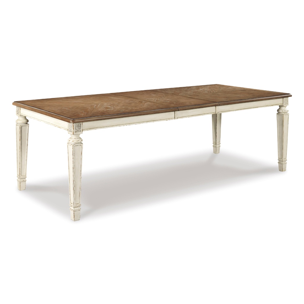 Ashley Realyn Rect Dining Room Ext Table - Chipped White