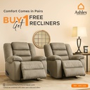 Ashley McCade Rocker Recliner - Cobblestone