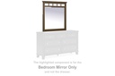 Ashley Shawbeck Bedroom Mirror - Medium Brown