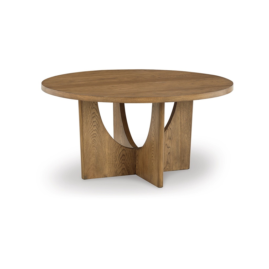 Ashley Dakmore Round Dining Room Table - Brown