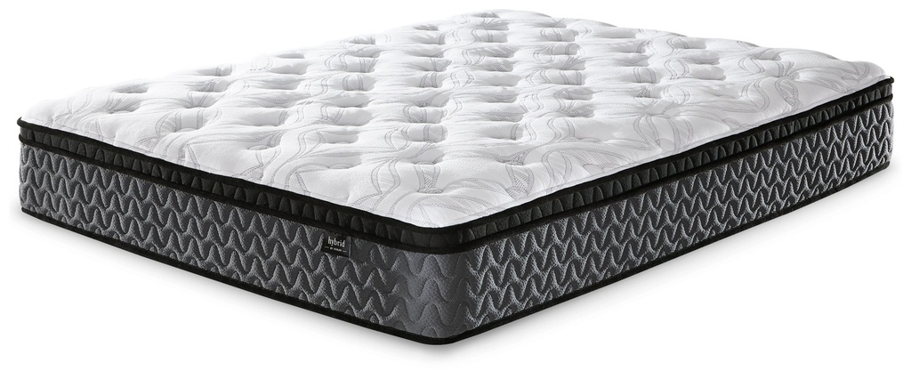 Ashley 12 Inch Pocketed Hybrid Queen Mattress - Pocket Hybrid - 12"