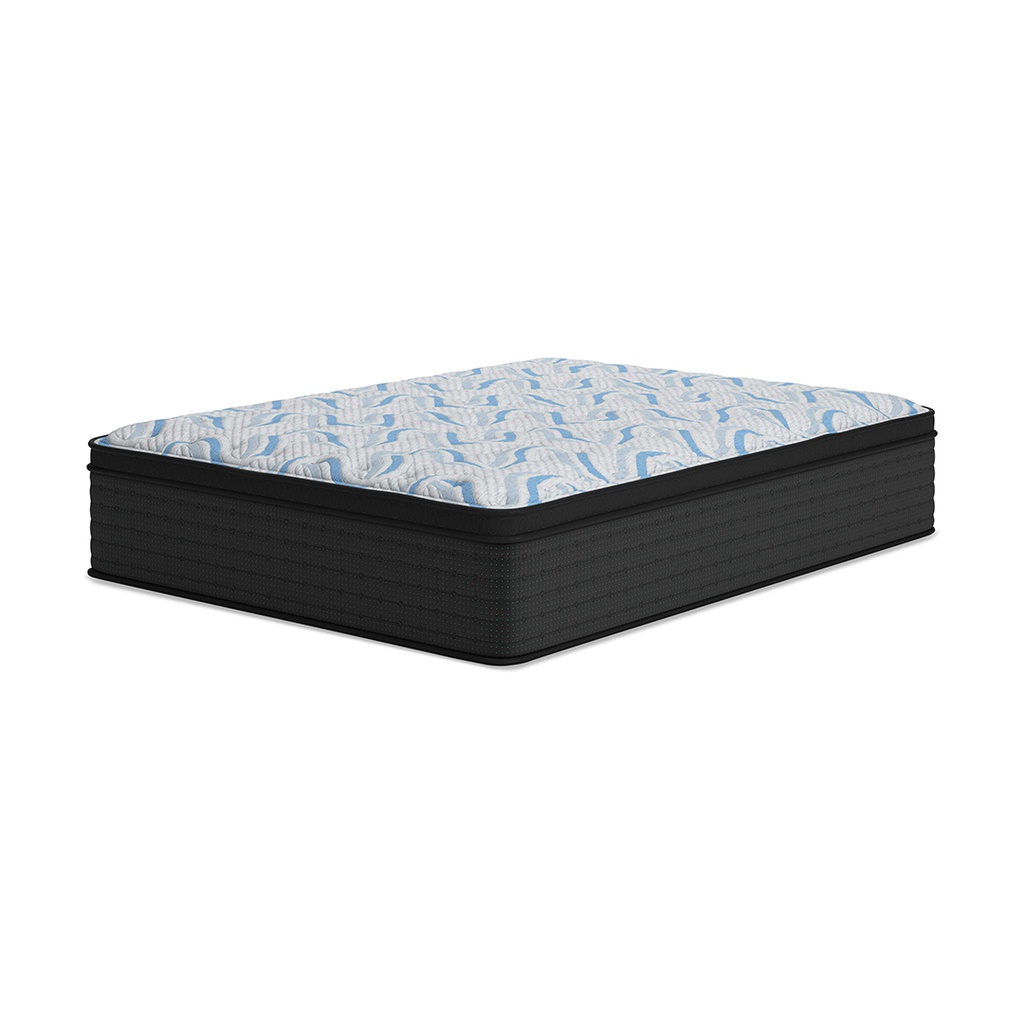 Ashley Elite Springs ET King Mattress - Gray/Blue