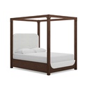 Ashley Breckington Next-Gen Nuvella Performance Fabric Canopy US King Bed - Dark Brown