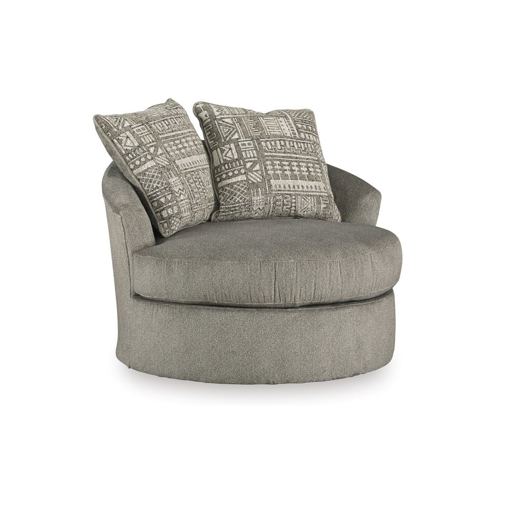 Ashley Soletren Swivel Accent Chair - Ash