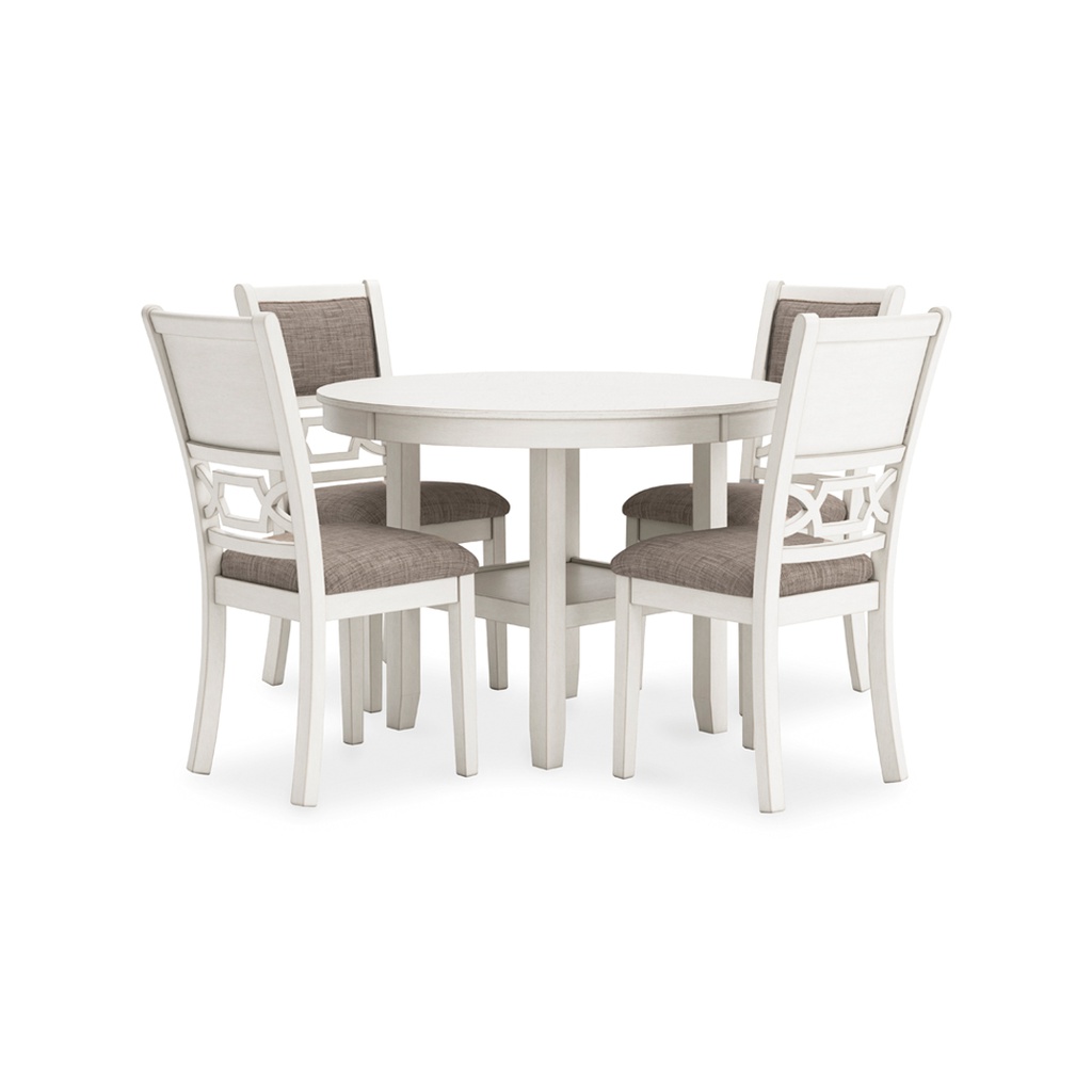 Ashley Erinberg Dining Room Table Set (5/CN) - Antique White