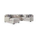 Ashley Dellara 4-Piece Sectional with Chaise