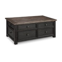 Ashley Tyler Creek Lift Top Cocktail Table - Grayish Brown/Black