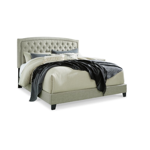 [B090-781] Ashley Jerary Queen Upholstered Bed - Gray