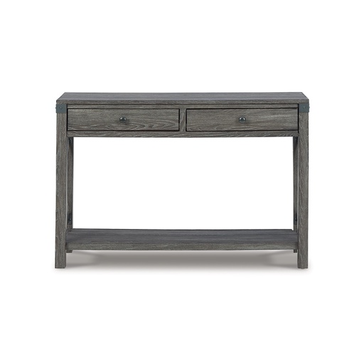 [T175-4] Ashley Freedan Console Table - Grayish Brown