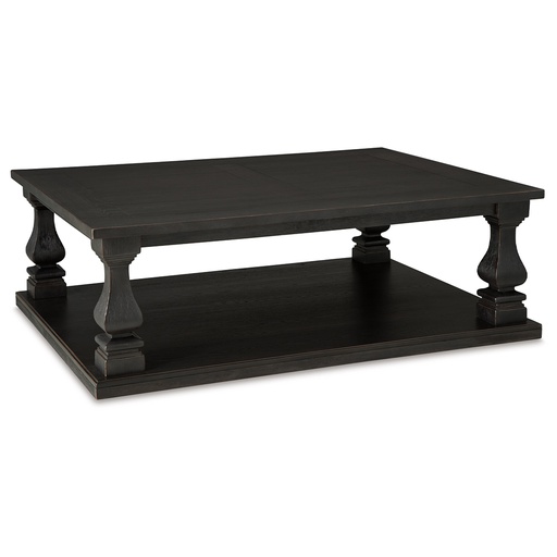 [T749-1] Ashley Wellturn Rectangular Cocktail Table - Black