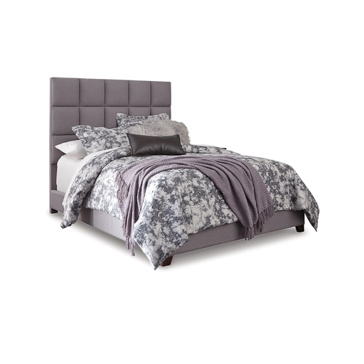 [B130-382] Ashley Dolante King Upholstered Bed - Gray