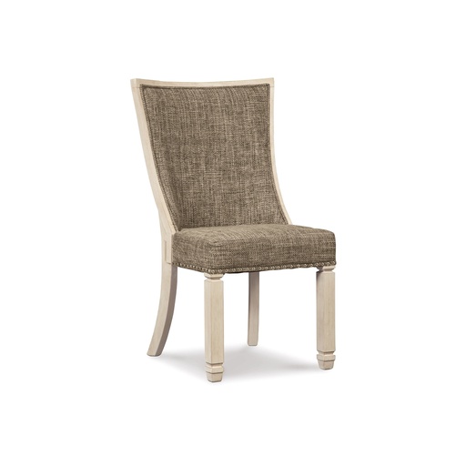 [D647-02] Ashley Bolanburg Dining Uph Side Chair (2/Cn) - Two-Tone