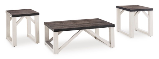 [T236-13] Ashley Dorrinson Occasional Table Set (3/Cn) - Antique White