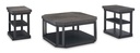 Ashley Bonilane Occasional Table Set (3/Cn) - Black/Gray