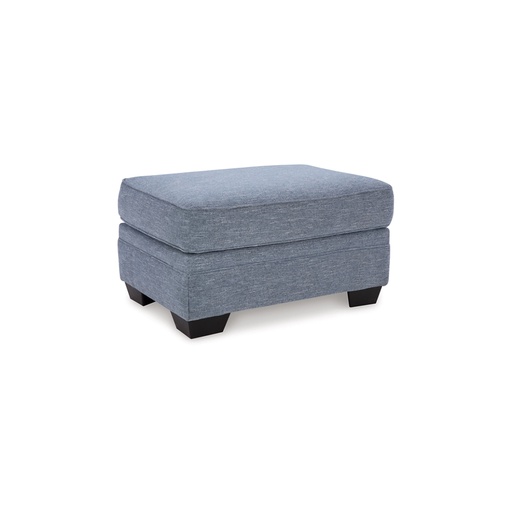 [3260414] Ashley Carissa Manor Ottoman - Denim