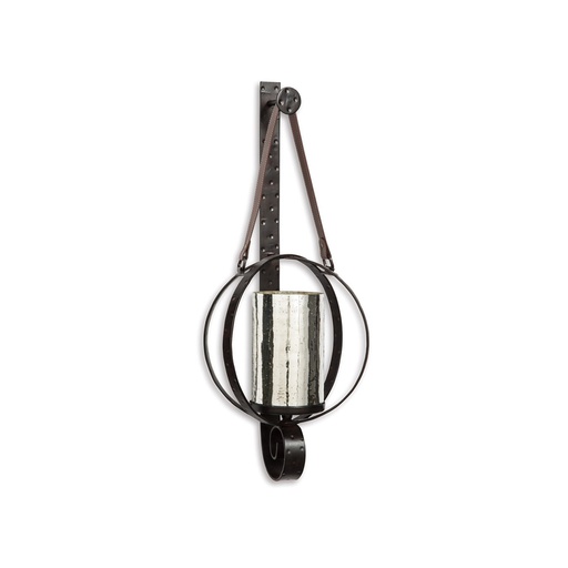 [A8010043] Despina Wall Sconce - Brown